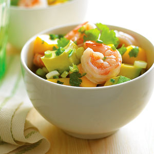 Shrimp with Avocado Salad